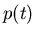 $p(t)$