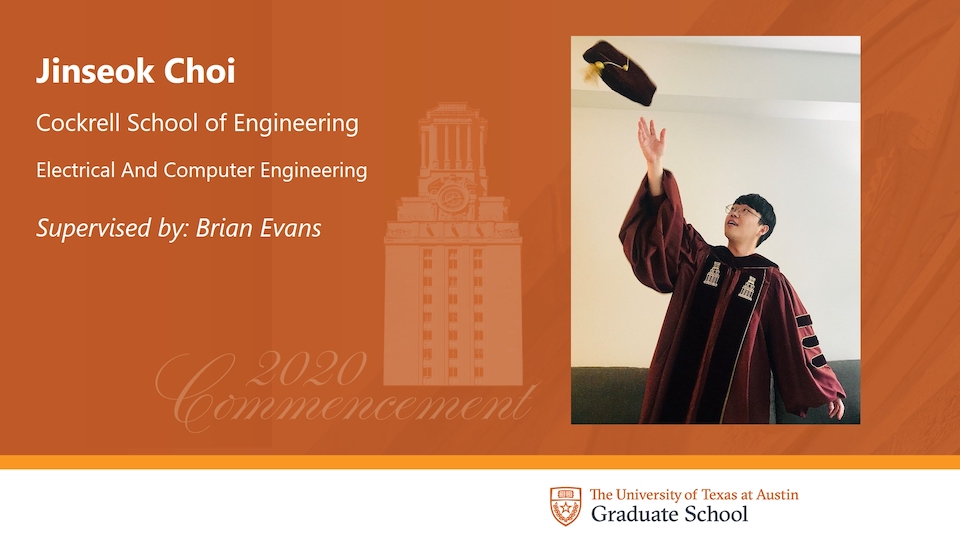 (Dr. Jinseok Choi Receiving the PhD degree